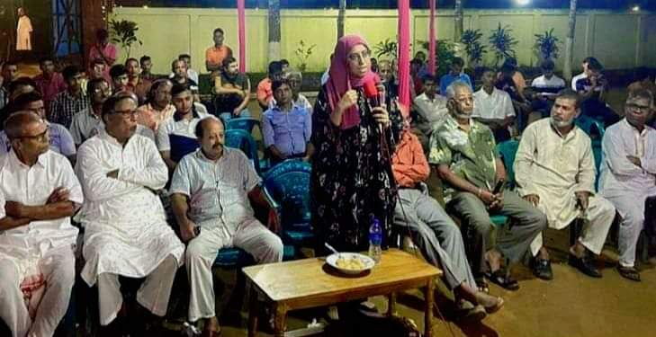 বড়লেখা-জুড়ীতে সনাতন ধর্মাবলম্বীদের সঙ্গে শুভেচ্ছা বিনিময় ব্যারিস্টার জহরত  চৌধুরী