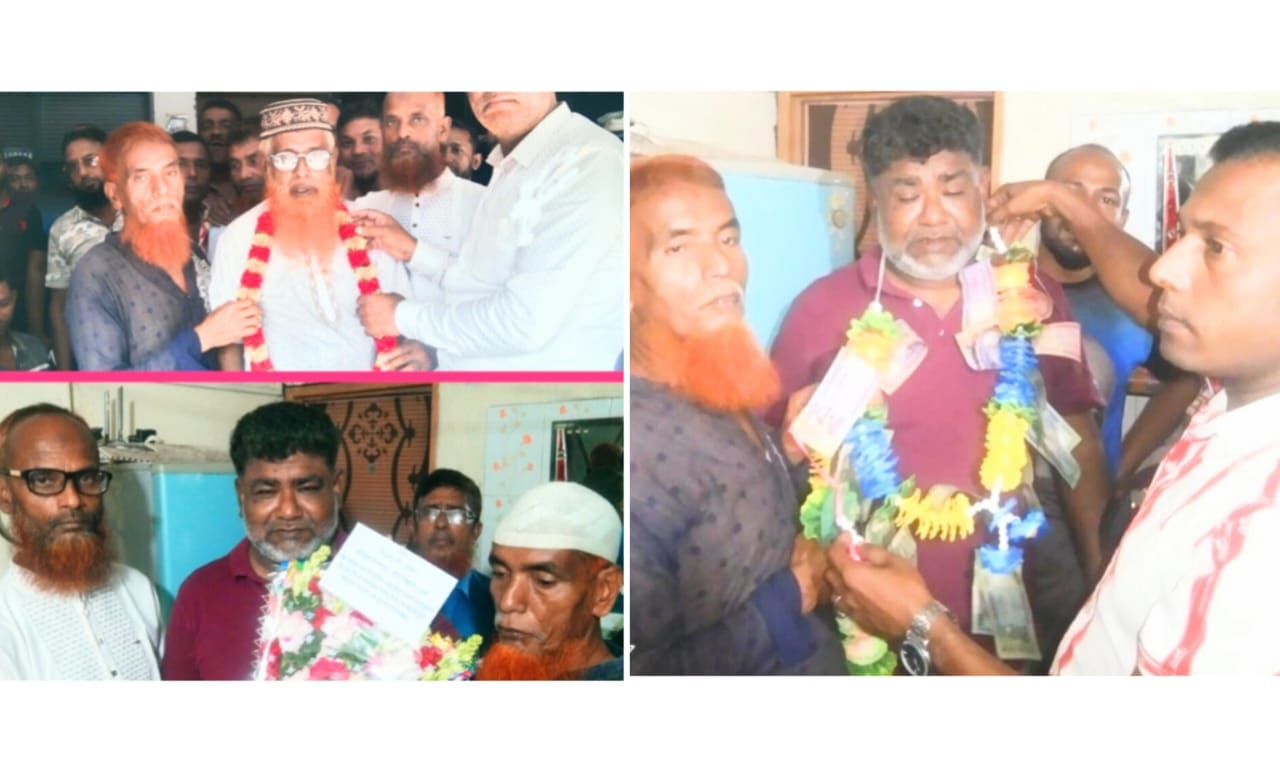 নড়াইল সদর উপজেলা বিএনপি’র নবনির্বাচিত নেতৃবৃন্দকে রবি বিশ্বাসের পক্ষে ফুলেল শুভেচ্ছা