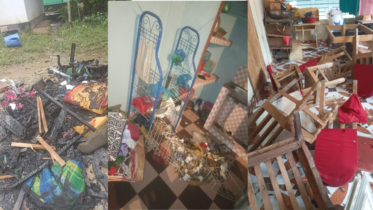 জুড়ীতে সাবেক শিবির নেতা ফাতিন হাসনাতের বাড়িতে আওয়ামীলীগের হামলা